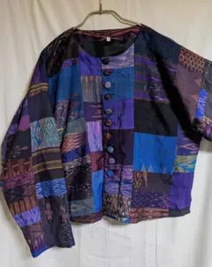 パッチワークコート