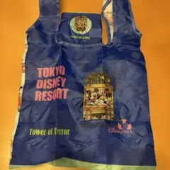 東京ディズニーリゾート 限定ガチャガチャ　エコバッグ タワー・オブ・テラー