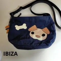 IBIZA　犬　ショルダーバッグ ネイビー