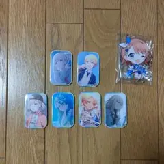 SEGA プロジェクトセカイ プロセカ スクエア缶バッジ 6個セット おまけつき