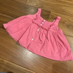 Baby GAP 18m〜24mピンク フリル付きチュニック