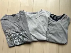 ♦︎アルマーニ×ポロジーンズ×カルバンクラインTシャツ 3枚セット グレーのサムネイル