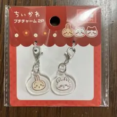 キャンドゥ　ちいかわ　うさぎ　モモンガ　￼プチチャーム
