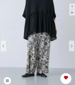 宝島染工 ティアードブラウス シルク リネン silk linen - メルカリ