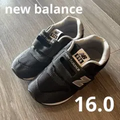 996 ニューバランス new balance スニーカー 16センチ 黒