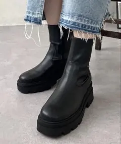 【新品】トラックソールストレッチショートブーツ　プロズヴェール M