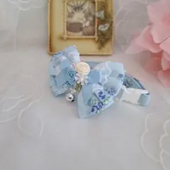 ピンクフラワーリング、わんちゃん猫ちゃん用首輪 - メルカリ
