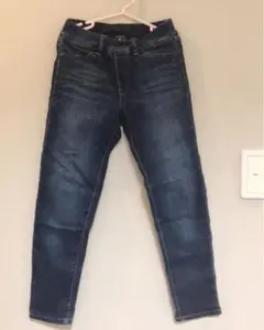 ユニクロ　デニム　女の子　130