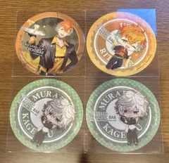 アニカフェ ヒーロー 宇佐美リト 叢雲カゲツ コースター 4枚セット