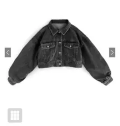 クロップドデニムジャケット