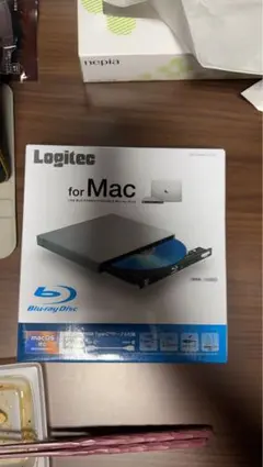 Logitec ポータブルBlu-rayドライブ for Macのサムネイル