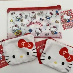 Hello Kitty ポーチ3セット