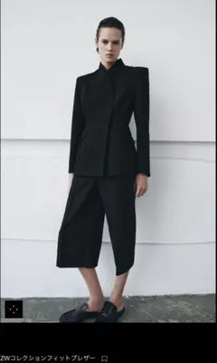 ZWコレクション フィットプレザー& ストレートバミューダパンツ