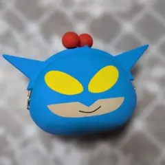 クレヨンしんちゃんアクション仮面シリコン がま口 ブルー