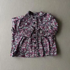 花柄　長袖　ブラウス　gap