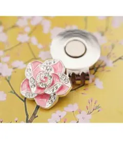 MK11-3 手作り 24mm 薔薇マーカー 台座付 ゴルフクリップマーカーのサムネイル