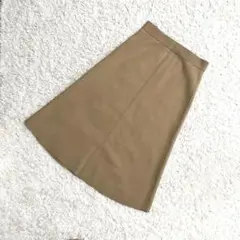 美ライン❗️ウエストゴム❗️【ユニクロ】スムースコットンブレンドスカート L