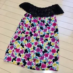 ジルスチュアートJILLSTUART花柄シルクワンピース