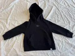 ギャップ　GAP 2years 95センチ　黒　裏起毛　パーカー