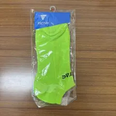 VICTAS 卓球 ソックス ライムグリーン L