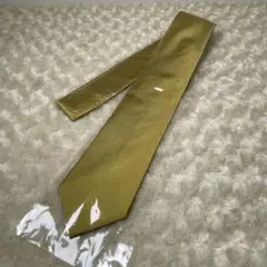 YVESSAINTLAURENTイヴ・サンローラン新品ネクタイ イエローゴールド