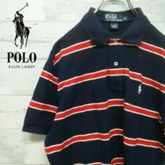 【大人気】POLO RALPH LAUREN ポロシャツ ボーダー476
