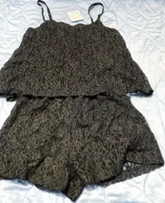 Delyle NOIRデイライルノアール　ロンパース　ブラック