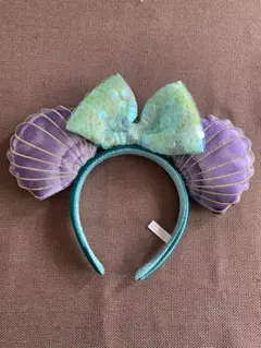 リトルマーメイド アリエル カチューシャ スパンコール ディズニー Disney