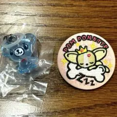 ナルミヤキャラクターズ 刺繍缶バッジ　めじるしアクセサリー