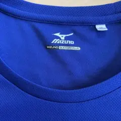 MIZUNO 半袖Tシャツ 青色 メッセージプリント
