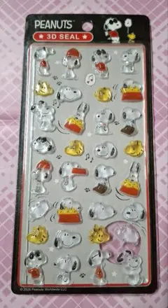 PEANUTS 3Dシール