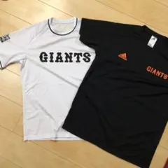 巨人　ジャイアンツ　Tシャツ　2枚セット　adidas Tシャツ