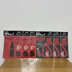 cocacola コカコーラゼロ オリジナルデコレーションシール 6枚セット