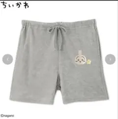ちいかわ うさぎ パイル ショートパンツ ルームウェア グレーＬのサムネイル
