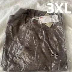 ユニクロ アニヤハインドマーチ メリノクルーネックセーター 3XL ブラウン