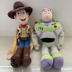 ウッディ バズ・ライトイヤー ぬいぐるみセット　ディズニー　トイストーリー