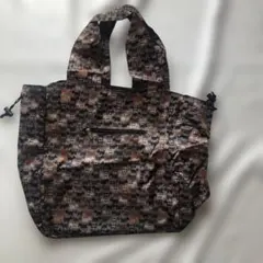 犬柄トートバッグ