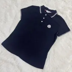 MONCLER 稀少半袖ポロシャツ スリムフィット ビッグワッペン 国内正規