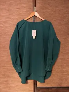 【新品】 COCA ブラウス グリーン