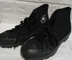 CONVERSE CHUNK HI 100 黒 厚底24.5cm