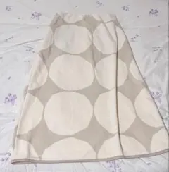 【美品】UNIQLO marimekko フリース スカート ベージュ S