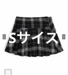 GRLインパン付きチェック柄プリーツミニスカートac2589