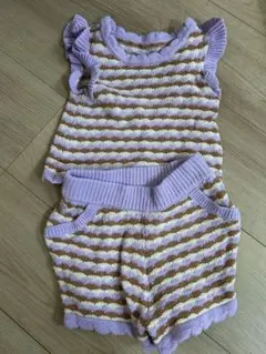 B:MING BEAMSキッズ セットアップ ニット S 90-100