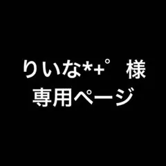 りいな*+゜様 専用ページ