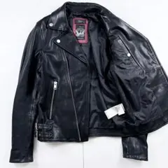 ディーゼル ラムレザー ダブルライダースジャケット TR008568 Lのサムネイル