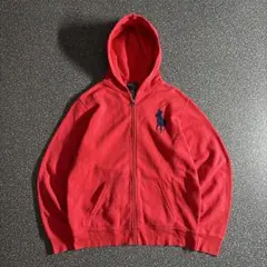 Polo by Ralph big pony Lauren zip hoodie