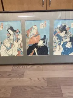 {歌舞伎三月狂言 木版画} 希少骨董品‼️ 歌舞伎三月狂言 木版画} 希少骨董品‼️ - メルカリ