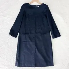 【極美品】UNTITLED アンタイトル ワンピース 膝丈　長袖 ウール Ｓ