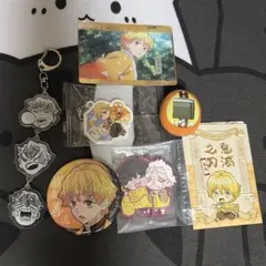 鬼滅の刃 我妻善逸 セット 鬼滅っち アクリルキーホルダー 缶バッジ たまごっち