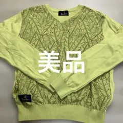 ほぼ未使用Paradiso 蛍光ニットセーター M ゴルフ　ブリヂストン　日本製のサムネイル